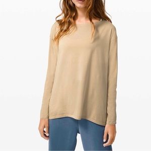 Lululemon Back in Action long sleeve shirt